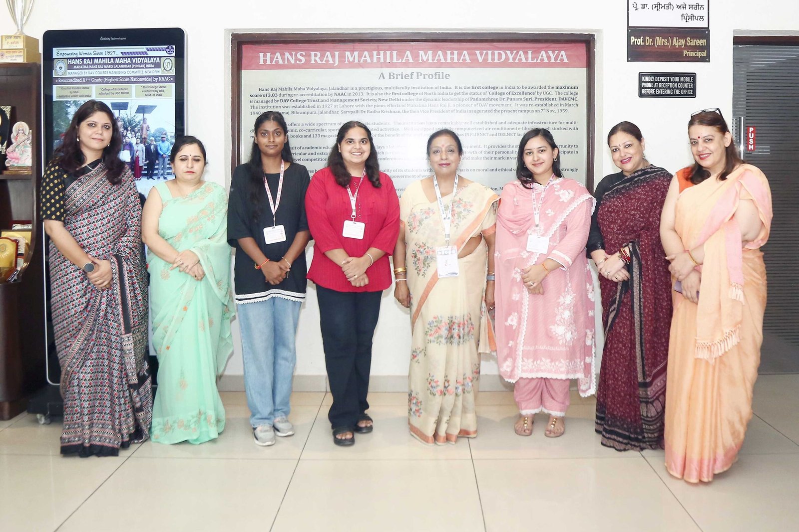 M.Sc. (Botany) students of HMV topped in University