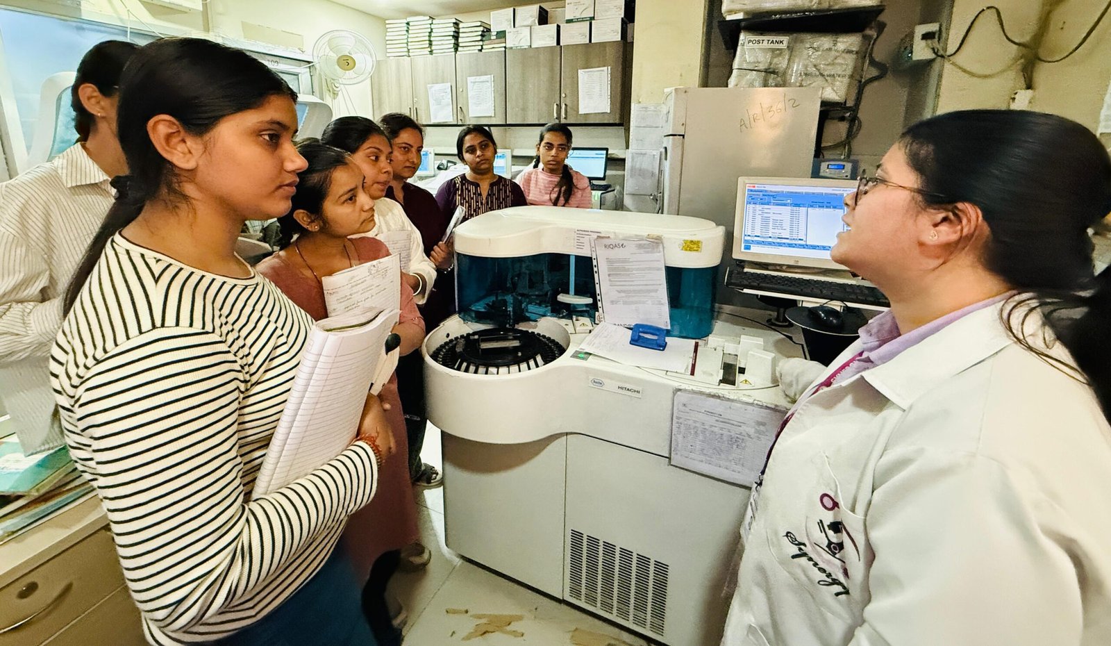 A visit to Synergy Pathology Lab organized under DBT Star Scheme