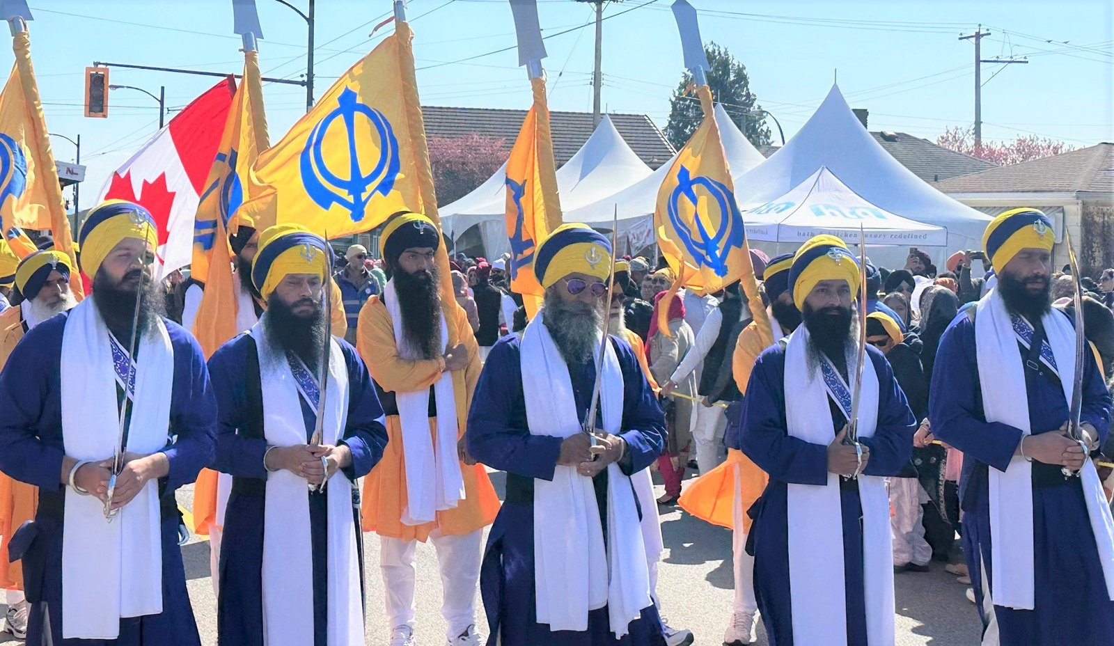 ਖ਼ਾਲਸਾ ਦੀਵਾਨ ਸੁਸਾਇਟੀ ਵੈਨਕੂਵਰ ਵੱਲੋਂ ਵਿਸਾਖੀ ਮੌਕੇ ਵਿਸ਼ਾਲ ਨਗਰ ਕੀਰਤਨ ਸਜਾਇਆ ਗਿਆ