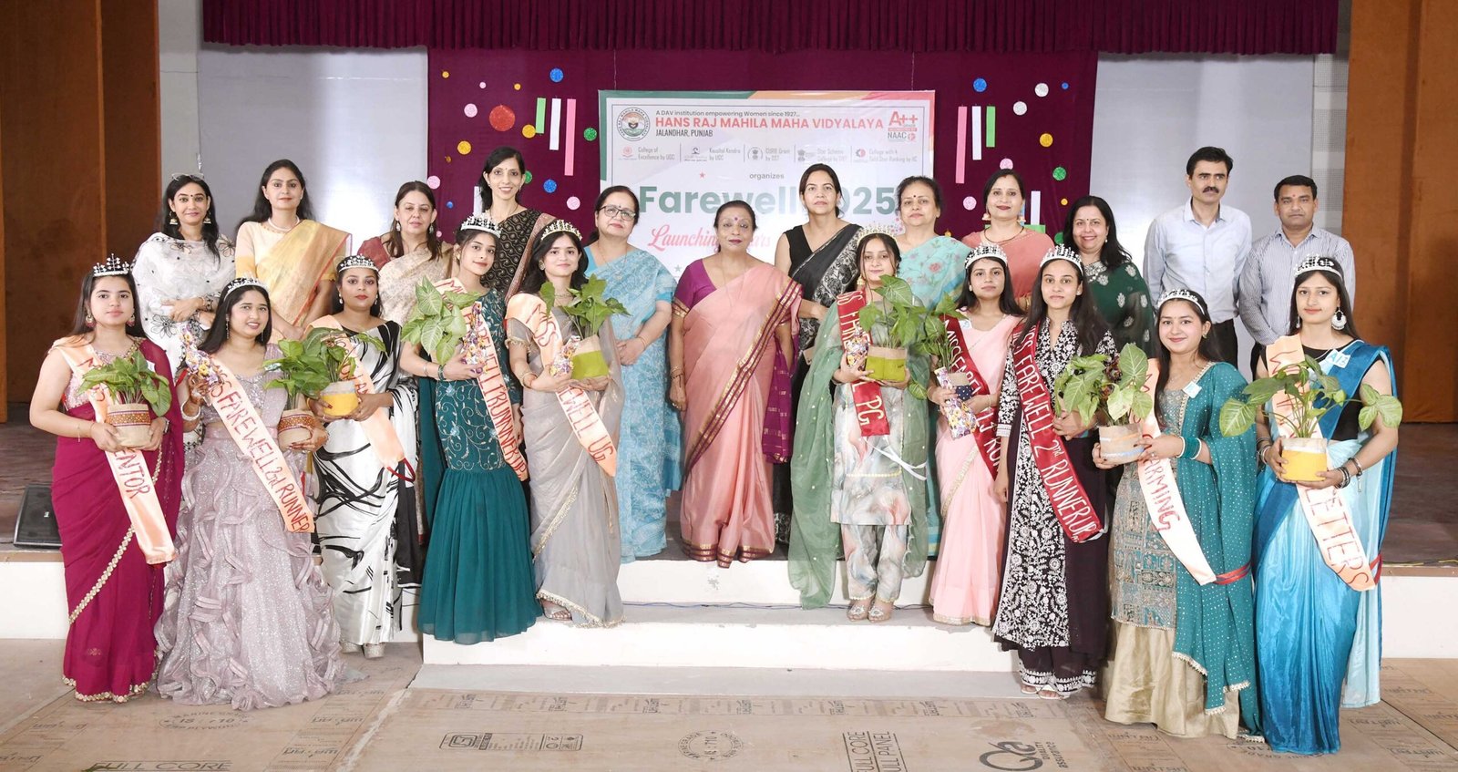 Farewell Party “Launching stars into the Sky” 2025 for Humanities, Science and Skill students Organized in HMV