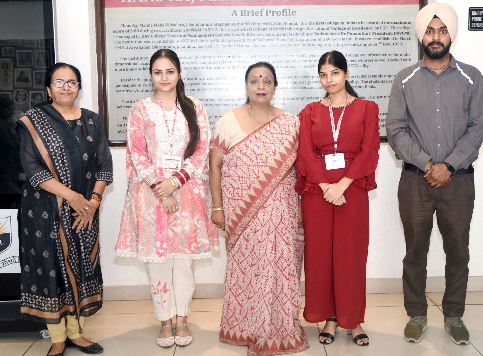 Bachelor of Library & Information Science Sem I student of HMV brought laurels