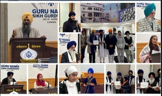 ਗੁਰੂ ਨਾਨਕ ਸਿੱਖ ਗੁਰਦੁਆਰਾ ਸਾਹਿਬ ਸਰੀ ਵਿਖੇ ਦਸਮੇਸ਼ ਪਿਤਾ ਨੂੰ ਸਮਰਪਿਤ ਸ਼ਾਨਦਾਰ ਕਵੀ ਦਰਬਾਰ