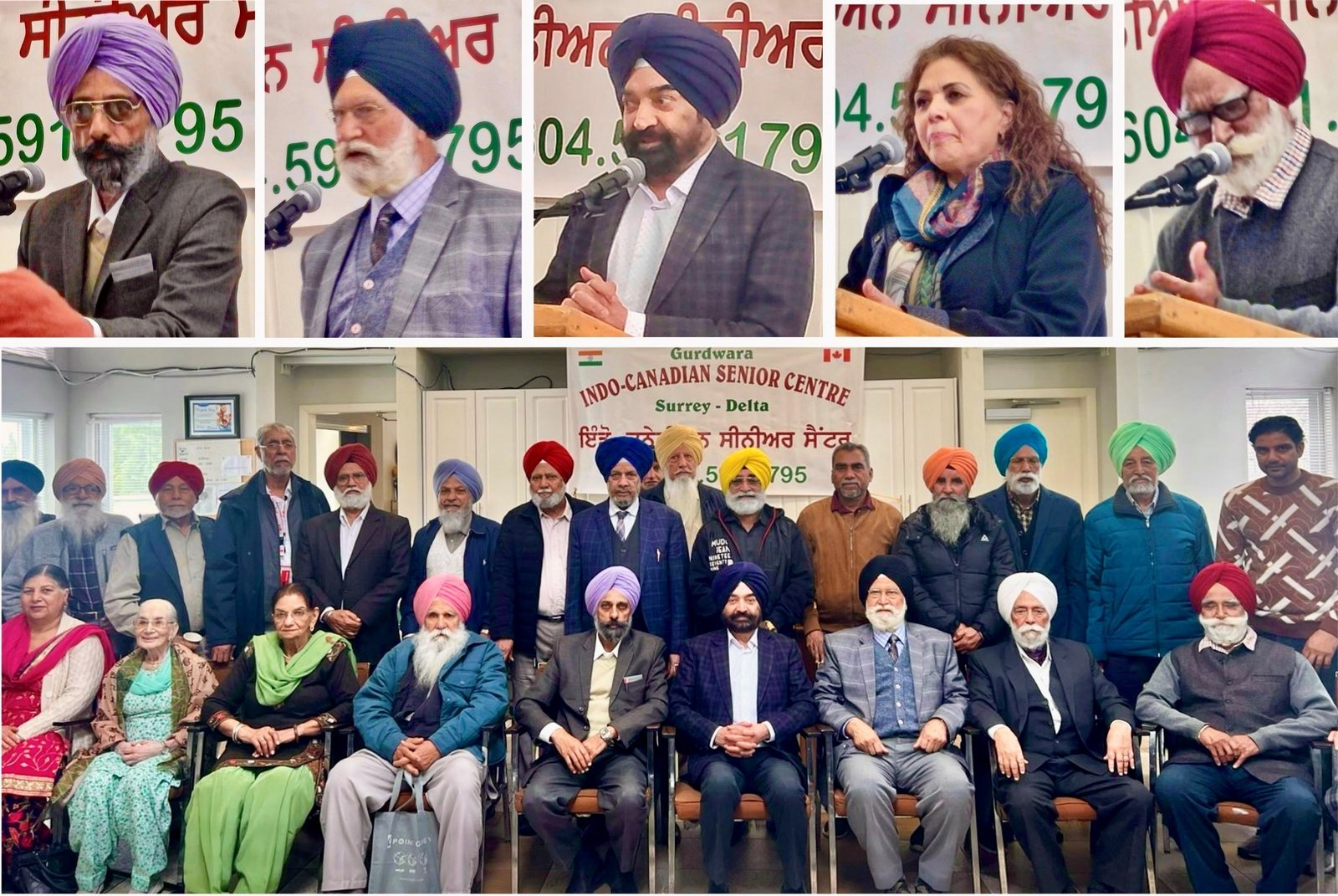 ਇੰਡੋ-ਕੈਨੇਡੀਅਨ ਸੀਨੀਅਰ ਸੈਂਟਰ ਸਰੀ ਦੇ ਕਵੀ ਦਰਬਾਰ ਵਿੱਚ ਪ੍ਰਸਿੱਧ ਕਵੀਆਂ ਨੇ ਸ਼ਮੂਲੀਅਤ ਕੀਤੀ